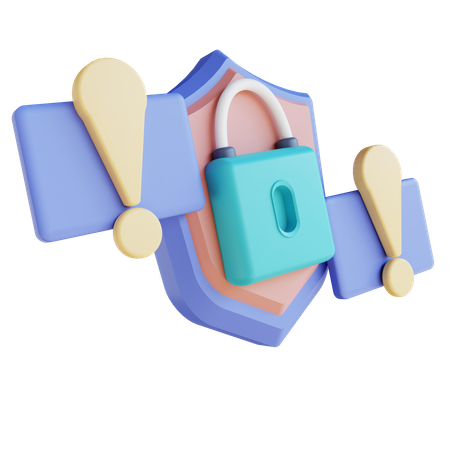Security Alarm  3D Illustration
