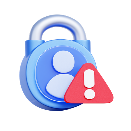 Security Alert  3D Icon