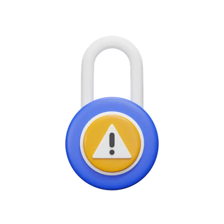 Security Alert  3D Icon