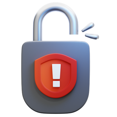 Security Alert  3D Icon