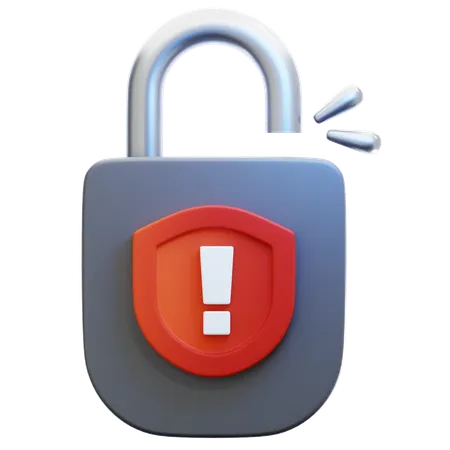 Security Alert  3D Icon