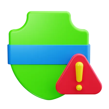 Security Alert  3D Icon