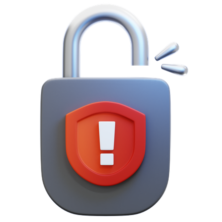 Security Alert  3D Icon