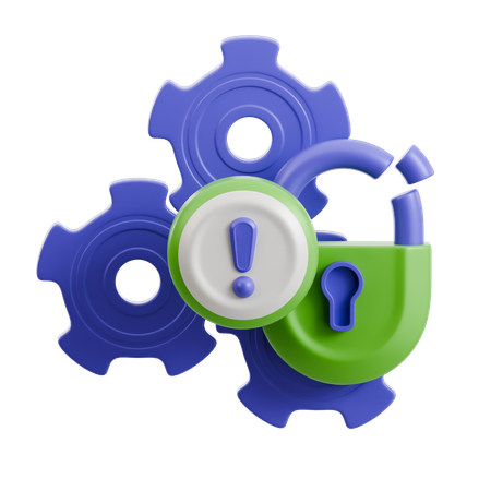 Security Alert  3D Icon