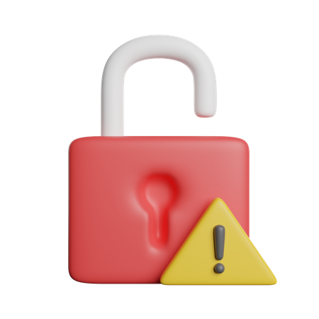 Security Alert  3D Icon