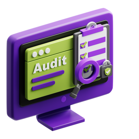 Security Audit  3D Icon