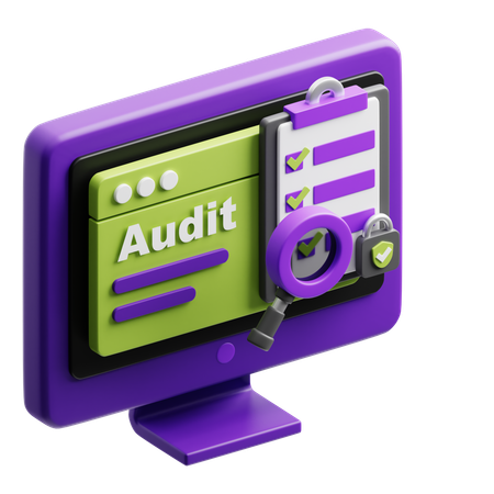 Security Audit  3D Icon