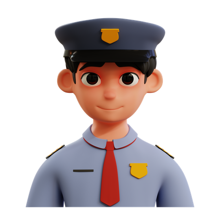 Security Avatar  3D Icon