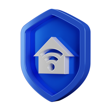 Security Badge Home  3D Icon