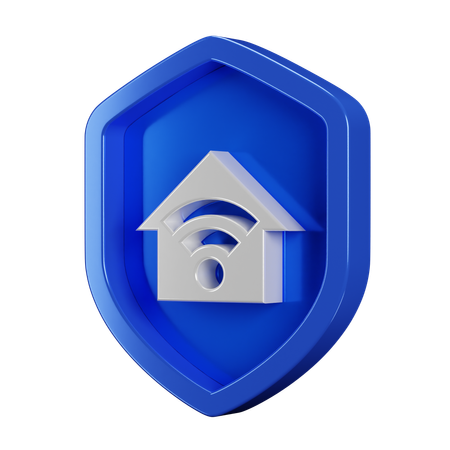 Security Badge Home  3D Icon