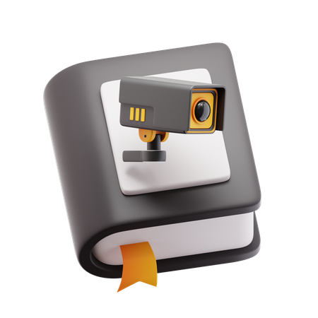 Security book  3D Icon