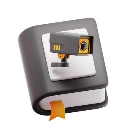 Security book  3D Icon