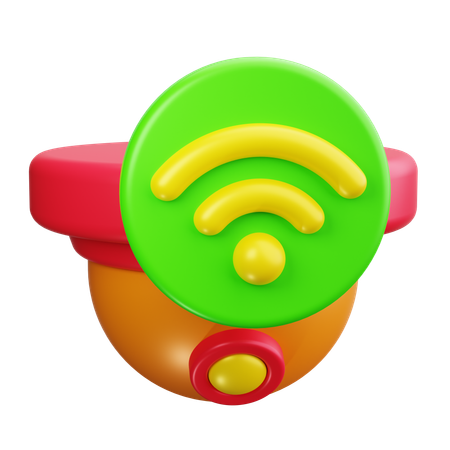 防犯カメラ  3D Icon