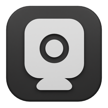 Security Camera  3D Icon