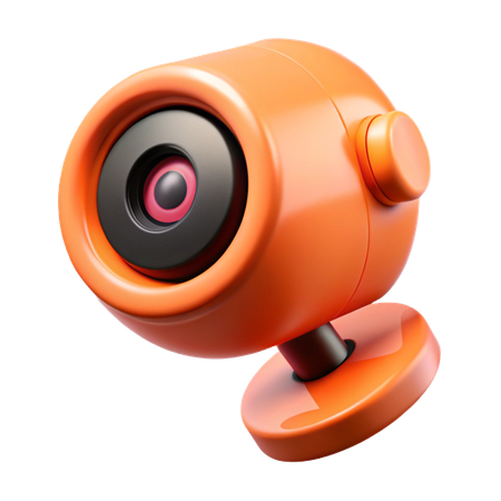 Security Camera  3D Icon