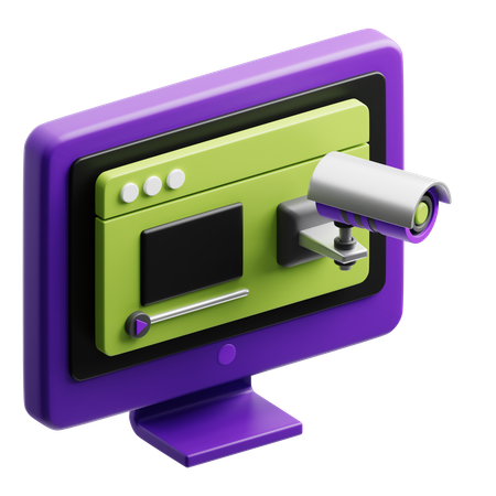 Security Camera  3D Icon