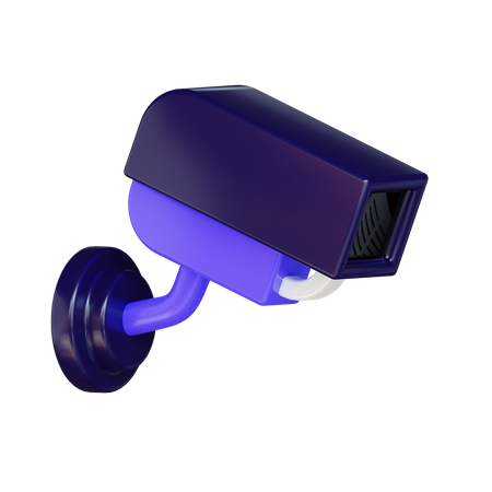 Security Camera  3D Illustration