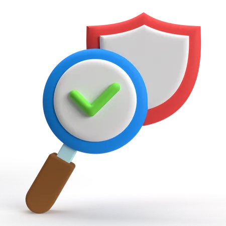 Security Check  3D Icon