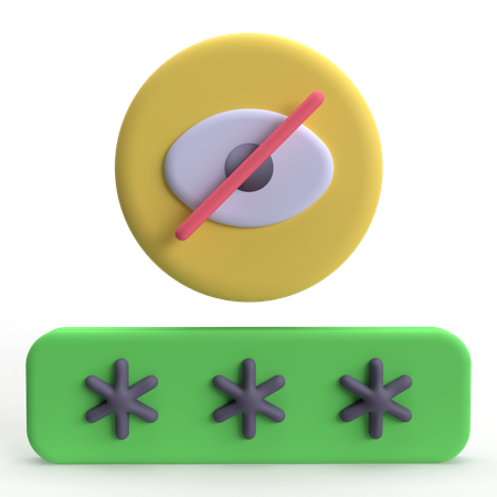 Security Code  3D Icon