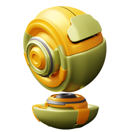 Security Droid  3D Icon