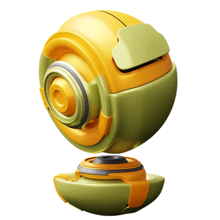 Security Droid  3D Icon