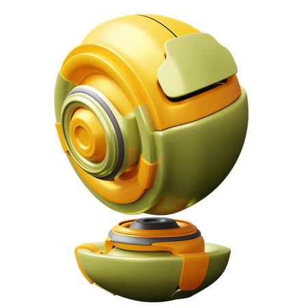 Security Droid  3D Icon