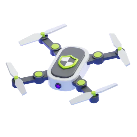 SECURITY DRONE  3D Icon