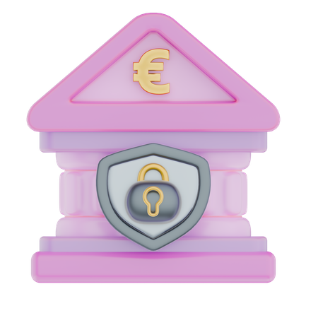 Security Euro  3D Icon