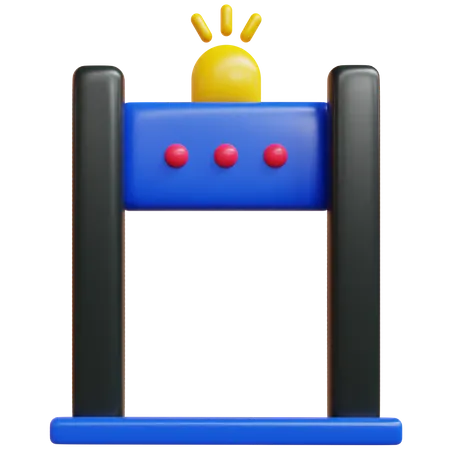 Security Gate  3D Icon