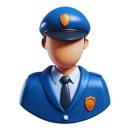 Security Guard  3D Icon