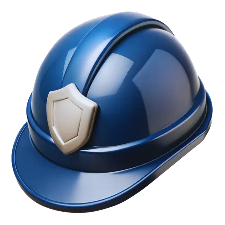 Security Helmet  3D Icon