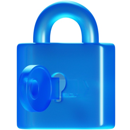 Security Key  3D Icon