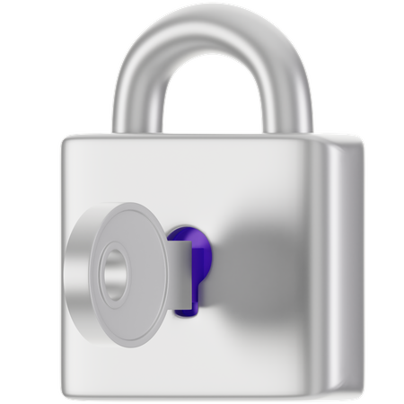 Security Key  3D Icon