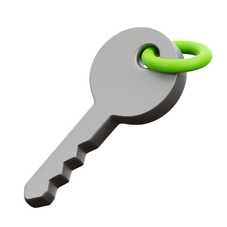 Security Key  3D Icon