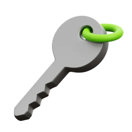 Security Key  3D Icon