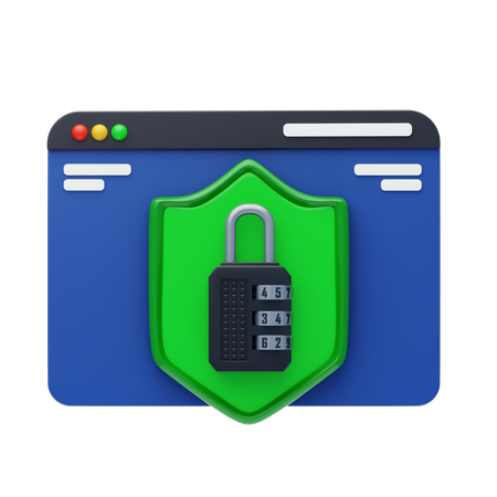 Security key  3D Icon