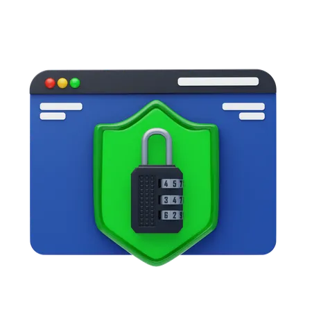 Security key  3D Icon