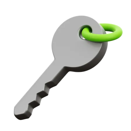 Security Key 3D Icon
