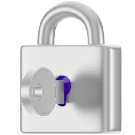 Security Key  3D Icon