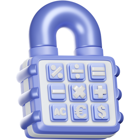Security Lock  3D Icon