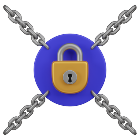 Security Lock  3D Icon