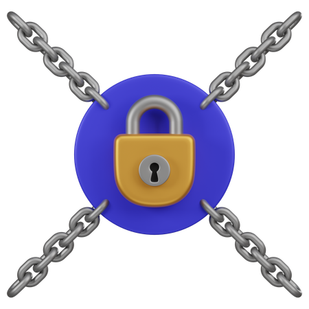 Security Lock  3D Icon