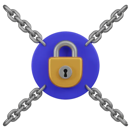 Security Lock  3D Icon