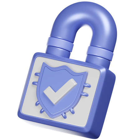 Security Lock  3D Icon