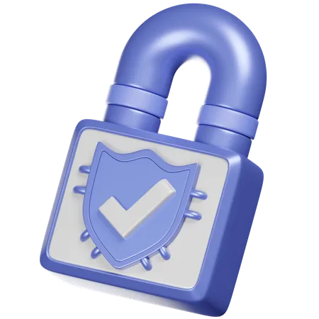 Security Lock  3D Icon