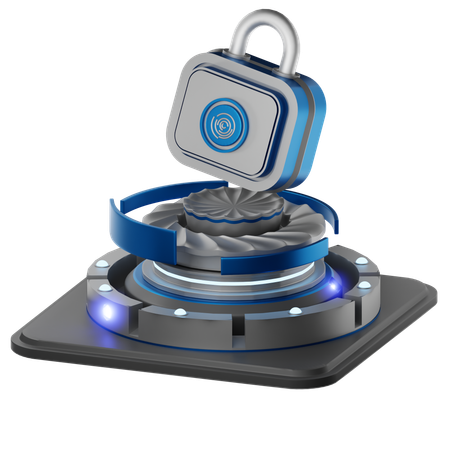 Security Lock  3D Icon