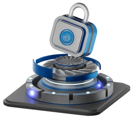 Security Lock  3D Icon