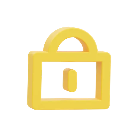 Security lock  3D Icon