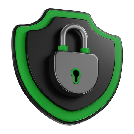Security Lock 3D Icon