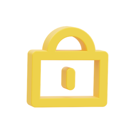 Security lock 3D Icon